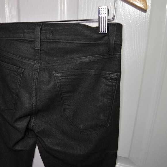 J Brand Super Skinny Coated Jeans in Moonwalk Sz 26 - Picture 7 of 9